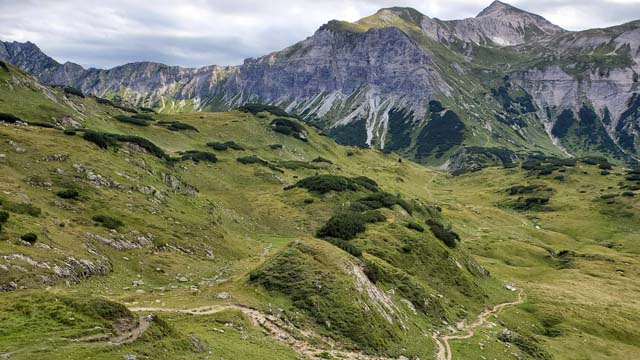 Weg zum höchsten Punkt beim Stoneman