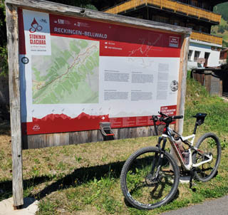 Stoneman Glaciara - Stempelstelle Reckingen